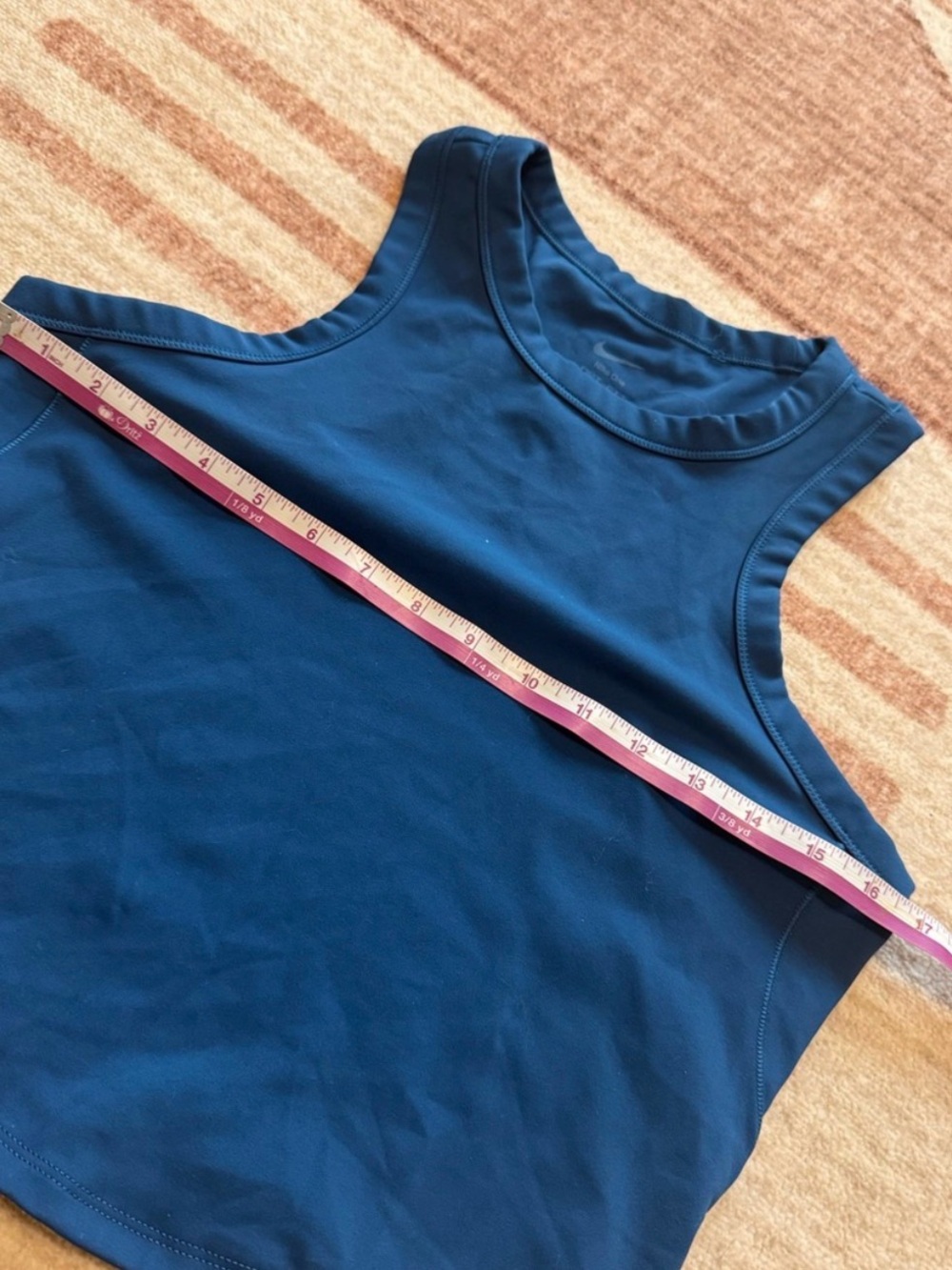 Nike Blue Racerback Tank - Picture 2 of 6
